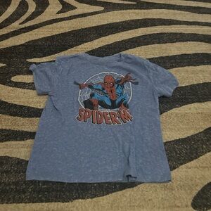 Blue Spider-Man Graphic T-Shirt